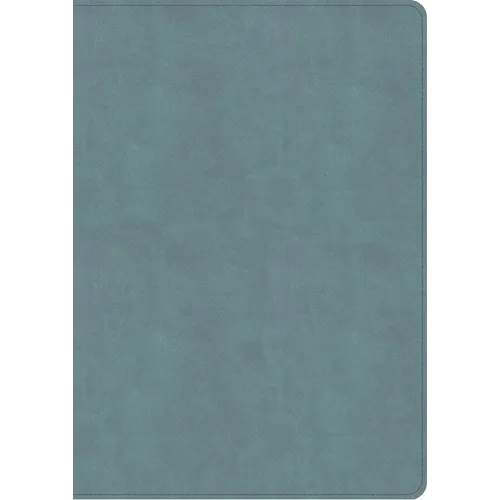 NASB Notetaking Bible, Large Print Edition, Earthen Teal Suedesoft Leathertouch
