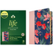 NLT Life Application Study Bible, Third Edition (Leatherlike, Pink Evening Bloom, Indexed, Red Letter)