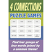 4 Connections Puzzle Games: Find four groups of four words joined by a common theme!