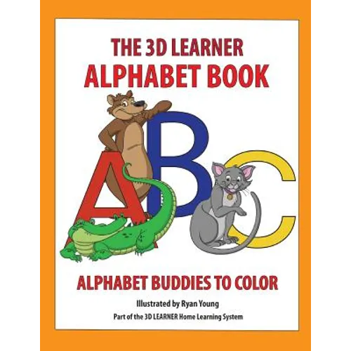 3D Learner Alphabet Book: Alphabet Buddies to Color