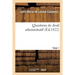 Questions de droit administratif