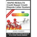 RAPID RESULTS Credit Repair Credit Dispute Letter System