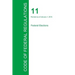 Code of Federal Regulations Title 11, Volume 1, January 1, 2015