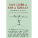 Ernst Cassirer on Form and Technology: Contemporary Readings