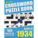 You Were Born In 1934: Crossword Puzzle Book: Large Print Challenging Brain Exercise With Puzzle Game for All Puzzle Lover With Solutions