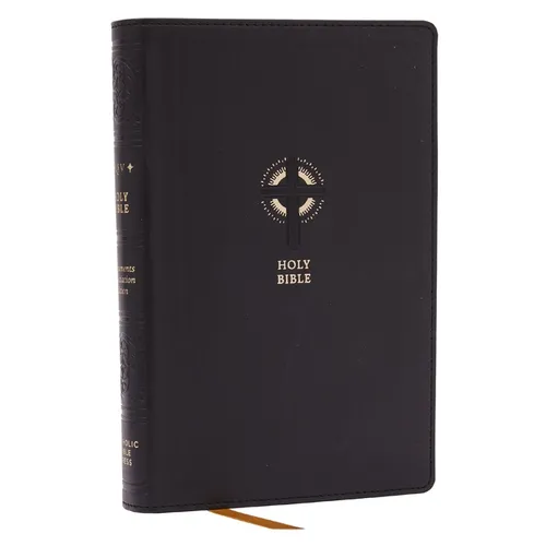 Nrsvce Sacraments of Initiation Catholic Bible, Black Leathersoft, Comfort Print