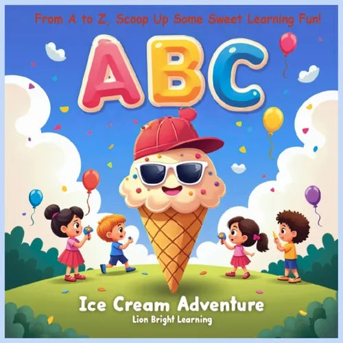 ABC Ice Cream Adventure: From A to Z, Scoop Up Some Sweet Learning Fun!