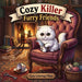 Cozy Killer Furry Friends: Easy Bold Line Coloring Book for Adults Whimsical Spooky Animal Mystery Scenes, Dark Cute Parody, Playful Crime Aesthetic &