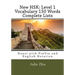 New HSK: Level 1 Vocabulary 150 Words Complete Lists: Hanzi with PinYin and English Notation