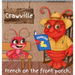 Crawville, French on the front porch.: French lessons on the front porch.