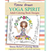 yoga spirit: Stress Relief Coloring Book: yoga poses surrounded with nature and beauty
