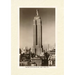 Vintage Lined Notebook Empire State Building, New York City