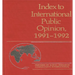 Index to International Public Opinion, 1991-1992