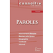 Fiche de lecture Paroles de Prévert (Analyse littéraire de référence et résumé complet)