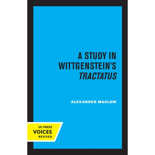 A Study in Wittgenstein's Tractatus