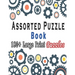Assorted Puzzle Book: Puzzle Activity Book for Adults, 180+ Large Print Mixed Puzzles - Word search, Sudoku, Cryptograms, Word Scramble to Improve You