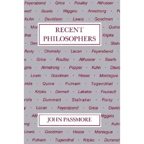 Recent Philosophers