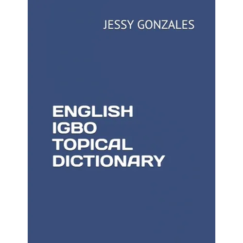 English Igbo Topical Dictionary