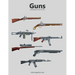 Guns Coloring Book for Grown - Ups 1 & 2 - Paperback - Bookstore | BooksCloud