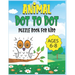 Animal Dot To Dot Puzzle Book For Kids Ages 6-8