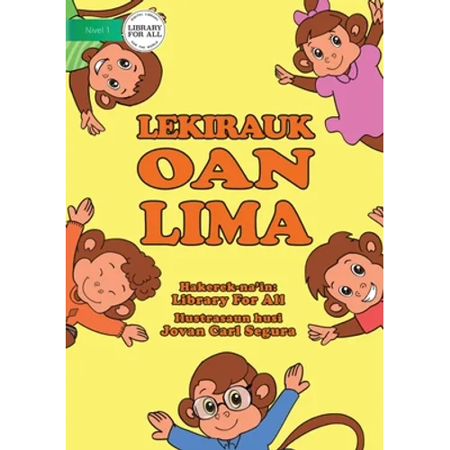 Five Little Monkeys / Lekirauk Oan Lima (Tetun edition)