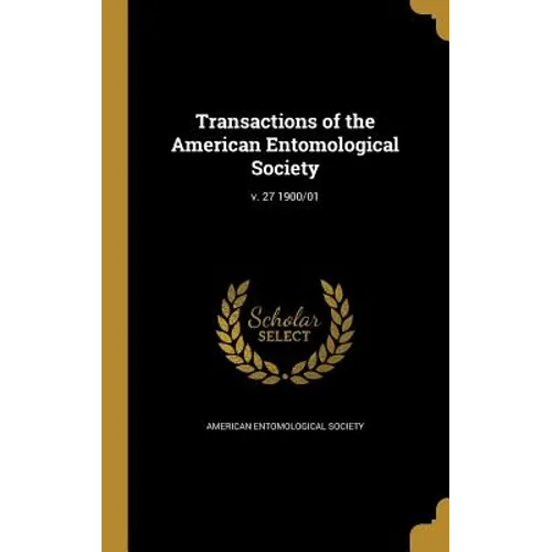 Transactions of the American Entomological Society; v. 27 1900/01