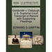 Goldsmith V. Clabaugh U.S. Supreme Court Transcript of Record with Supporting Pleadings