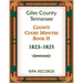 Giles County, Tennessee County Court Minutes Book H, 1823-1825