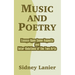 Music and Poetry: Essays Upon Some Aspects and Inter-Relations of the Two Arts
