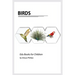 Birds: Montessori real birds book, bits of intelligence for baby and toddler, children's book, learning resources.