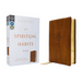Niv, Spiritual Habits Bible, Leathersoft, Tan, Red Letter, Comfort Print: Learn to Live a Gospel-Centered Life