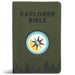 CSB Explorer Bible for Kids, Olive Compass Leathertouch