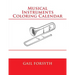 Musical Instruments Coloring Calendar