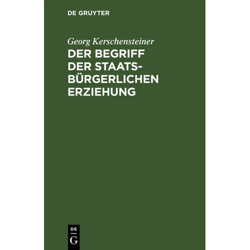 Der Begriff der staatsbürgerlichen Erziehung
