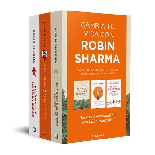 Pack Cambia Tu Vida Con Robin Sharma / Change Your Life with Robin Sharma Pack