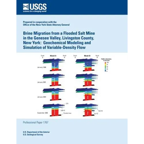 Brine Migration from a Flooded Salt Mine in the Genesee Valley, Livingston County, New York: Geochemical Modeling and Simulation of Variable-Density F
