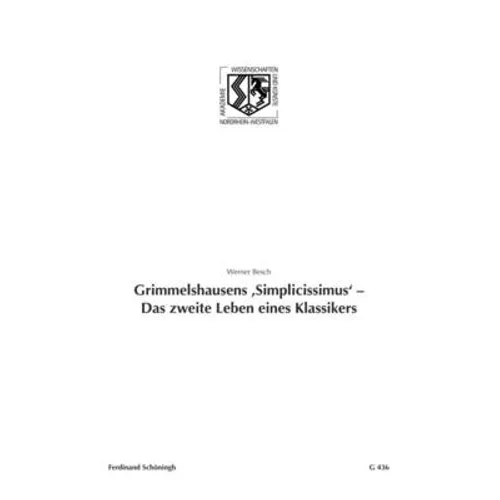 Grimmelshausens 'Simplicissimus' - Das Zweite Leben Eines Klassikers