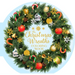 The Christmas Wreaths Coloring Book: 45 Festive Artworks