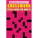 Medium Difficulty Crossword Puzzle Book For Adults: 82+ Large Print Puzzles With Solution-(Boost Your Brainpower)