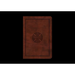 ESV Large Print Compact Bible (Trutone, Brown, Mosaic Cross Design)