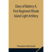 Diary Of Battery A, First Regiment Rhode Island Light Artillery