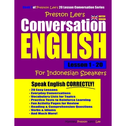 Preston Lee's Conversation English For Indonesian Speakers Lesson 1 - 20 (British Version)