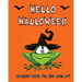 Hello Halloween: Coloring Books For Kids Ages 2-4 and Toddlers, Large Spooky Images, Countdown to Halloween Chart, Makes A Great Gift