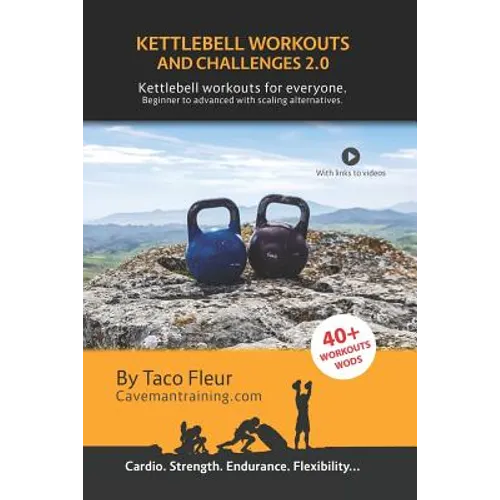 Kettlebell Workouts and Challenges 2.0: Kettlebell workouts for everyone. Beginners to advanced with scaling alternatives.