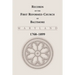 Records of the First Reformed Church of Baltimore, Maryland, 1768-1899