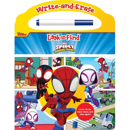 Disney Junior Marvel Spidey and His Amazing Friends: Write-And-Erase Look and Find