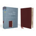 NIV, Thinline Bible, Bonded Leather, Burgundy, Red Letter Edition