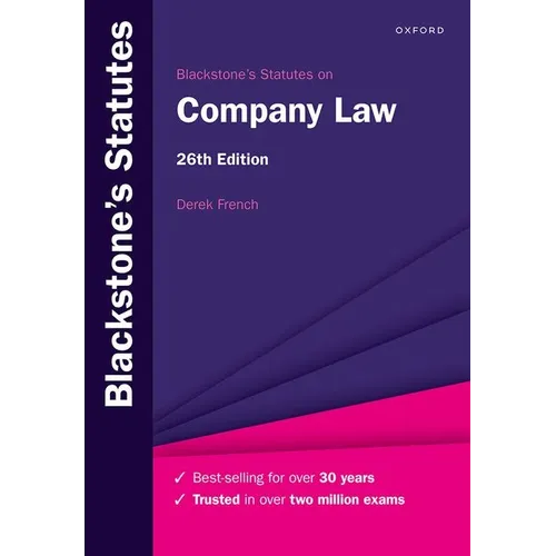 Blackstone's Statutes on Company Law