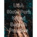 USA State Park Word Search Puzzles: 80 Large Print Pages, Fun for All Ages