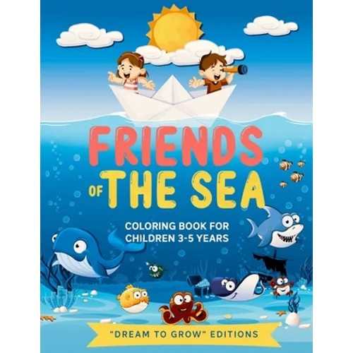 Friends of the Sea: Coloring book for children 3-5 years
